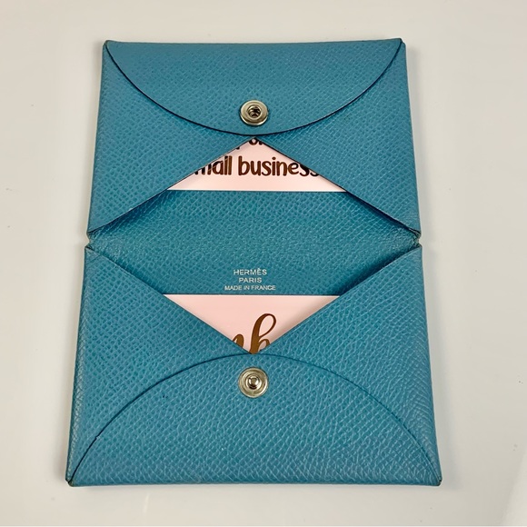 VINTAGE HERMÈS Calvi Card holder - Picture 16 of 16